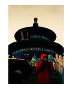 Lady in Red unframed art print on museum-grade archival paper