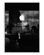 Think Corporate on hand-stretched cotton canvas, white floater frame