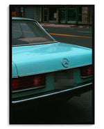 Classic Curves art print, framed in black wood with acrylic glazing