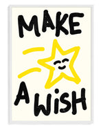Make a Wish art print, framed in white wood with acrylic glazing