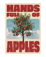 Hands Full of Apples unframed art print on museum-grade archival paper