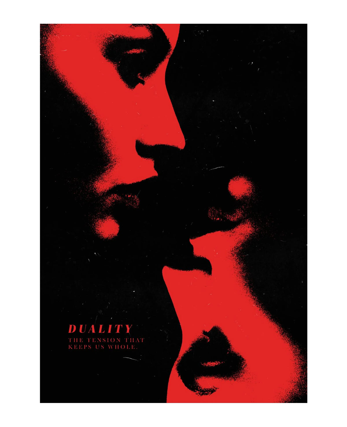 Duality unframed art print on museum-grade archival paper