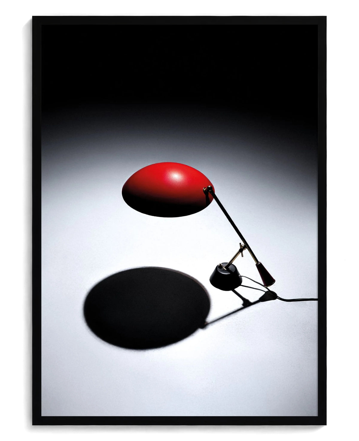 BAG Turgi art print, framed in black wood with acrylic glazing