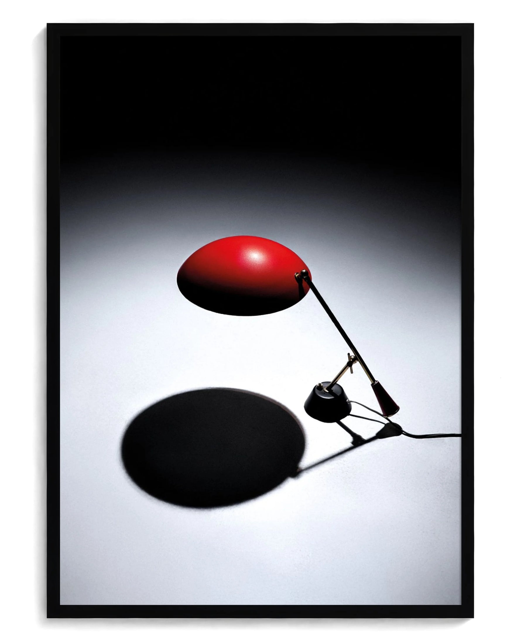 BAG Turgi art print, framed in black wood with acrylic glazing