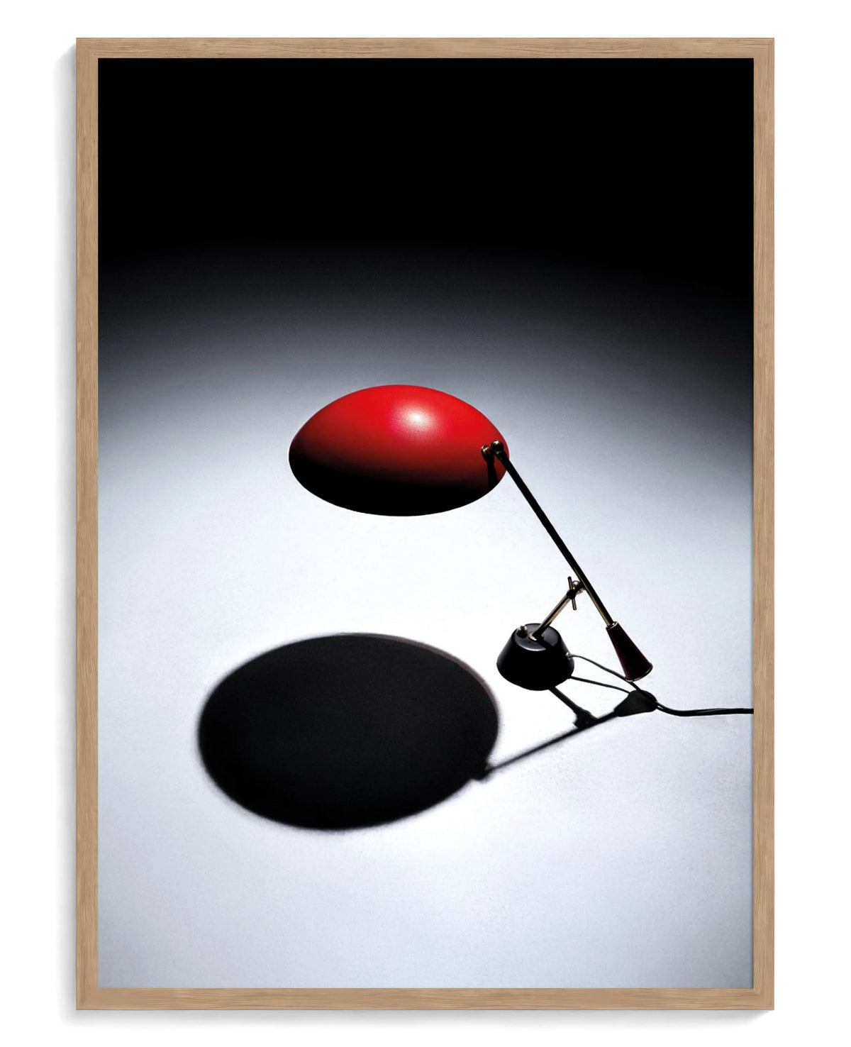BAG Turgi art print, framed in natural-wood frame with acrylic glazing