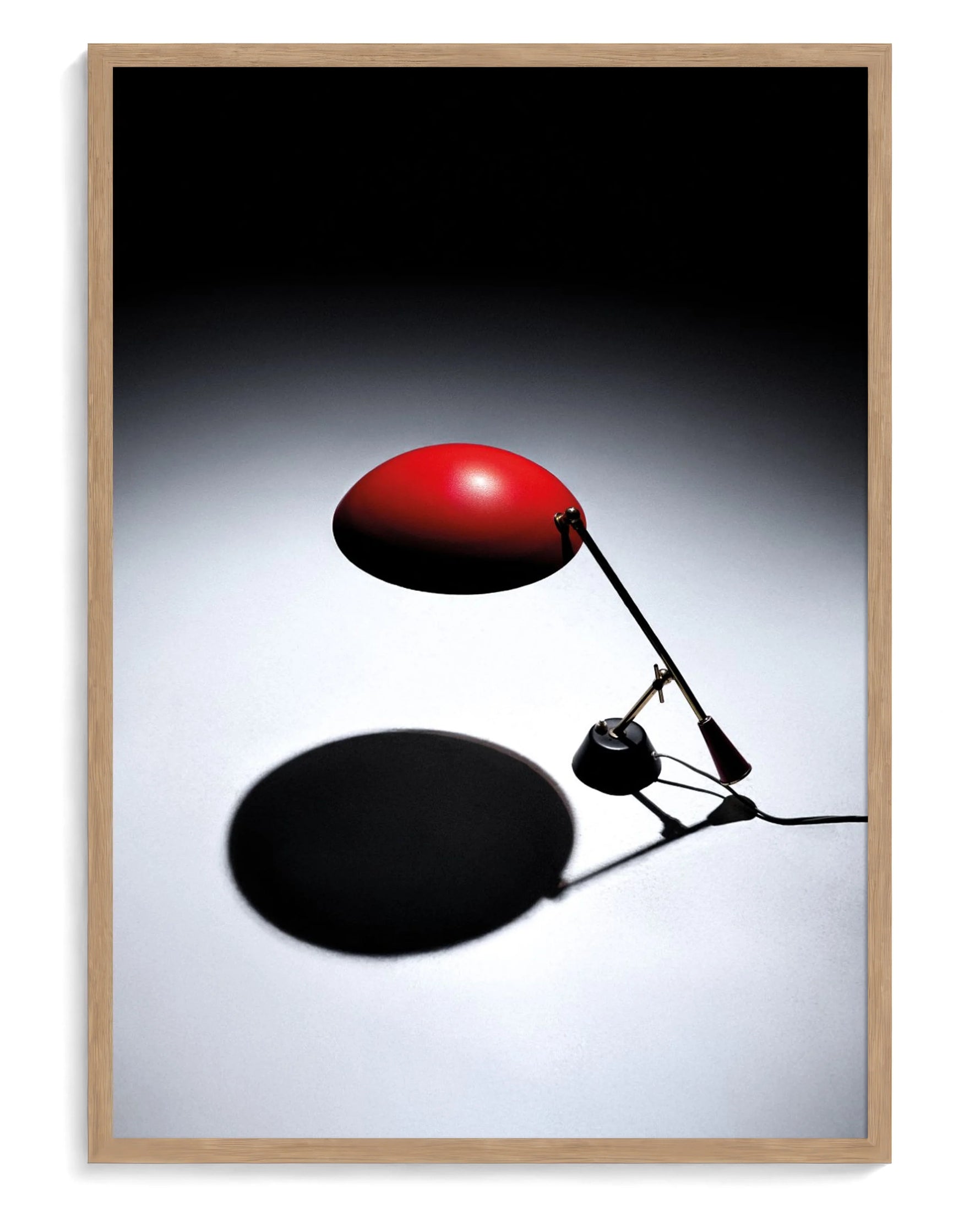 BAG Turgi art print, framed in natural-wood frame with acrylic glazing